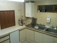 Kitchen; Sinks and Hatch Area