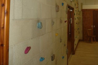 Climbing Wall; Closeup