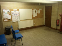 Mills Room; Whiteboard